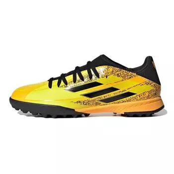 Adidas X Speedflow.3 TF J Solar Gold Ярко-желтые детские кроссовки Core-Black GW7424 36