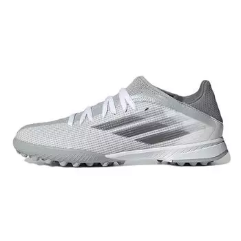 Adidas X Speedflow.3 TF J White Solar Red Детские кроссовки Cloud-White Iron-Metalic FY3322 35