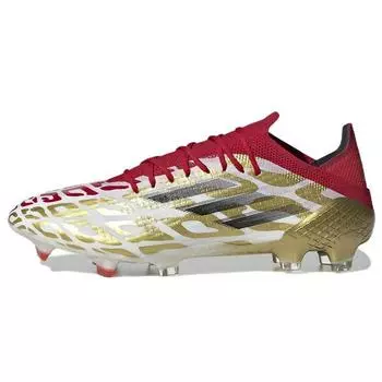 Adidas X Speedflow Mo Salah.1 FG White Gold Metallic Scarlet Мужские кроссовки Cloud-White GX3901 41