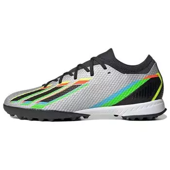adidas X Speedportal.3 TF Silver Metallic Black Мужские кроссовки Core-Black Solar-Yellow GW8486 40