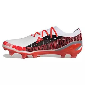 Adidas X Speedportal Messi.1 FG White Solar Red Мужские кроссовки Cloud-White Core-Black GW8387 44