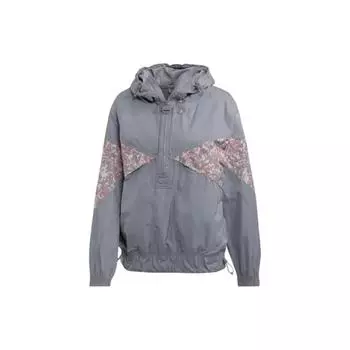 Adidas X Stella McCartney Collaboration Повседневная удобная куртка с капюшоном Женская куртка Серая FI7977 S