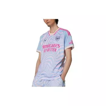 Adidas x Stella McCartney Collaboration Повседневный спортивный пуловер с коротким рукавом Футболка Мужские топы Синий HZ2119 M