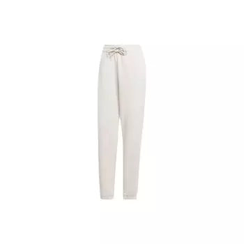 Adidas X Stella McCartney Обычные спортивные штаны с твердым логотипом, флисовые трикотажные штаны с манжетами, женские брюки жемчужно-розового цвета IU0876 M