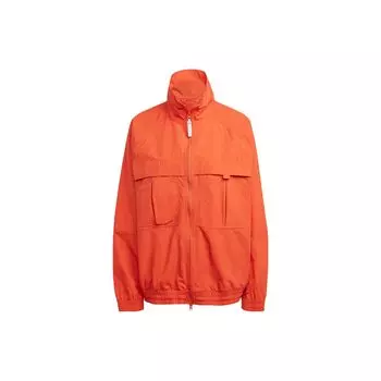 Adidas X Stella McCartney однотонная тканая куртка с воротником-молнией, женская куртка ярко-красного цвета HS0035 L