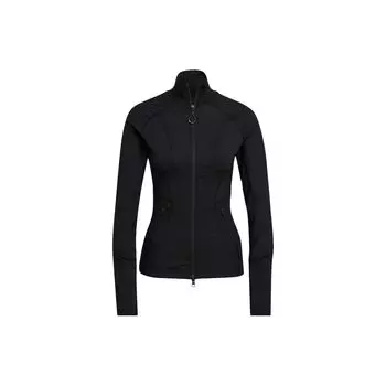 Adidas X Stella McCartney Письменный Принт Молния Воротник Куртка Женская Куртка Черный HG6873 S