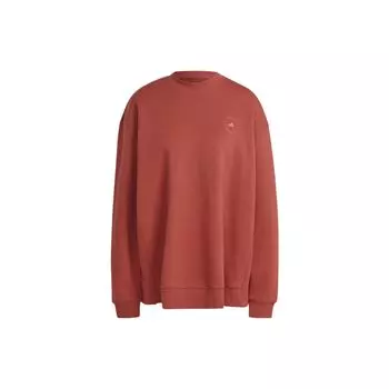 Adidas X Stella McCartney Sportswear однотонный свитшот с круглым вырезом женский свитшот коричневый IC5978 S