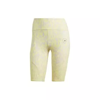 Adidas X Stella McCartney True Purpose Optime Printed Спортивные шорты с высокой талией Женские шорты Розовые Желтые IQ4519 S