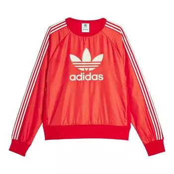 Adidas X Wales Bonner Nylon Crew Better Scarlet Мужские топы красные JE5994 S