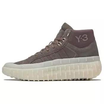 adidas Y-3 GR.1P Высокие коричневые мужские кроссовки кремово-белые HR1967 42