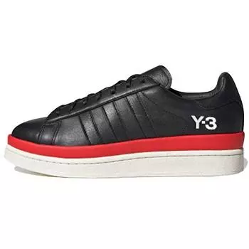 Adidas Y-3 Hicho Черные красные кроссовки унисекс Off-White FZ4338 38