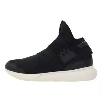 adidas Y-3 Qasa High Черные Белые Унисекс Кроссовки IG4073 39