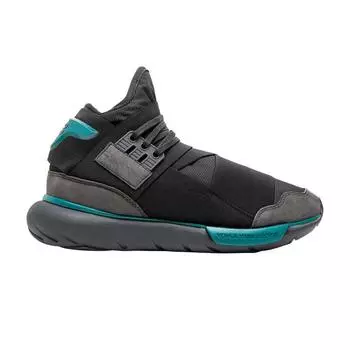 Adidas Y-3 Qasa High Charcoal Черные мужские кроссовки Chamel Cblack Reteme BB4735