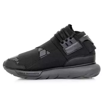 Adidas Y-3 Qasa High Triple Black Мужские кроссовки Core-Black Utility-Black S82123