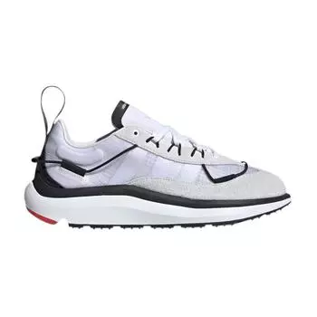 Adidas Y-3 Shiku Run Core Белые кроссовки унисекс Черный Красный FX1415