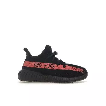 adidas Yeezy Boost 350 V2 Infants Red Детские кроссовки Black Core-Black HP6587 23