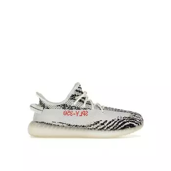 adidas Yeezy Boost 350 V2 Kids Zebra 2024 Детские кроссовки White Core-Black Red HP6592 31