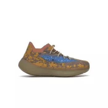 adidas Yeezy Boost 380 Kids Blue Oat Non-Reflective Детские кроссовки Tan Q47391