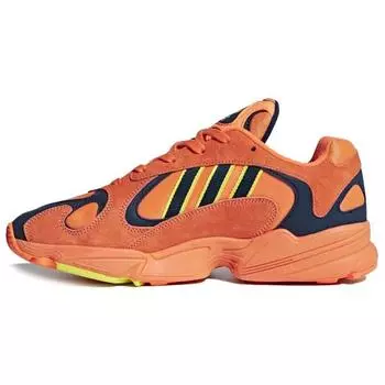 Adidas Yung-1 Hi-Res Оранжевые кроссовки унисекс Шок-желтые B37613