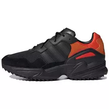 Adidas Yung-96 Trail Black Flash Orange Мужские кроссовки Core-Black Trace-Grey-Metallic EE5592