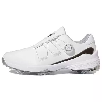 Adidas ZG23 BOA Golf White Silver Metallic Мужские кроссовки Black Cloud-White Core-Black GY9713 40