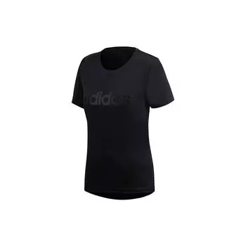 Adidas Женская футболка D2M Lo Tee с сетчатыми вставками, тренировочная футболка с коротким рукавом, женские топы, черный цвет DS8724 XS