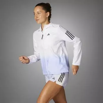 Adidas Женская куртка S Owned Run Colorblock для бега, марафона, бега, ветровка, ветровка AXS(85)