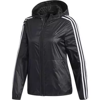 Adidas Женская тканая куртка с капюшоном, женская куртка черного цвета DW4241 XS