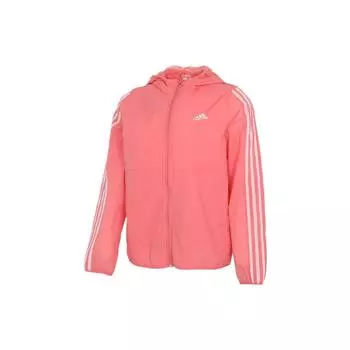 Adidas Женская тканая куртка с капюшоном женские куртки розового цвета GS0364 L