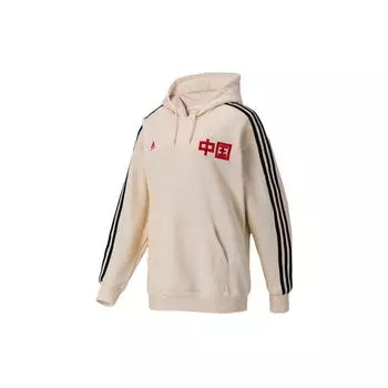 Adidas Женская толстовка с капюшоном в полоску с вышивкой в честь 40-летия чемпионата по волейболу, женская толстовка с капюшоном, желтая HT9380 L
