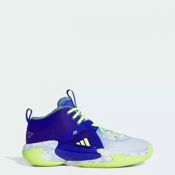 Adidas Женские баскетбольные кроссовки adidas Exhibit Select CP Mid синий Dawn Core White Lucid Blue