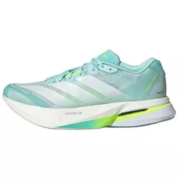 Adidas Женские кроссовки Adizero Boston 13 Semi Flash Aqua Зеленый Zero-Metallic Lucid-Lemon JS4957 36