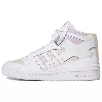 Adidas Женские кроссовки Forum Mid Summery 80s Белый Облачно-белый Блаженно-оранжевый HP3013 38