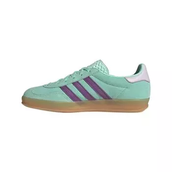Adidas Женские кроссовки Gazelle Indoor Мятный прозрачный Активный фиолетовый Зеленый JQ0192 36
