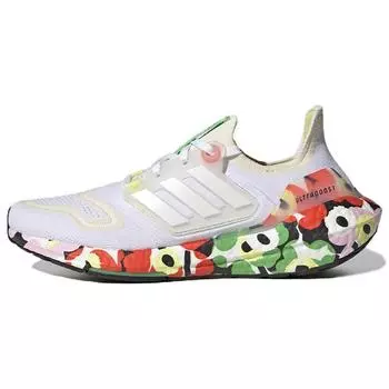 Adidas Женские кроссовки Marimekko x UltraBoost 22 Poppy White Cloud-White Pearl-Citrine GZ5738