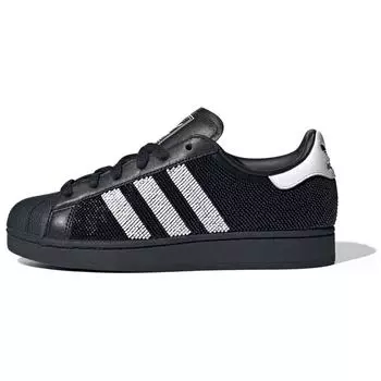 Adidas Женские кроссовки Superstar с бусинами, черные, белые JH7098 36