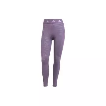 Adidas Женские леггинсы Techfit Printed 7/8, фиолетовые IT9216 M
