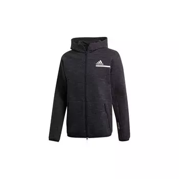 Adidas ZNE FZ флисовая куртка с капюшоном зимняя мужская верхняя одежда черная GU2077 S