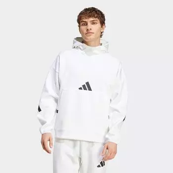 Adidas Zne. Толстовка с капюшоном на молнии белого цвета Jf2454 AM