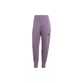 Адидас ЗНЕ. Зауженные трикотажные джоггеры Женские брюки Темно-серо-фиолетовые IN5139 XS