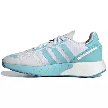 Adidas ZX 1K Boost Bold Logo Graphic — Женские кроссовки Hazy Sky Blue Cloud-White Hazy-Blue FX6864 38