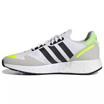 Adidas ZX 1K Boost White Solar Yellow Мужские кроссовки Cloud-White Core-Black H69037 44