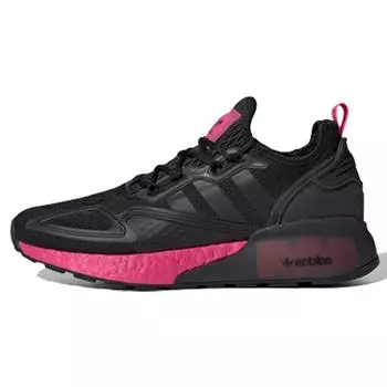 adidas ZX 2K Boost Black Shock Pink Женские кроссовки Core-Black FV8986