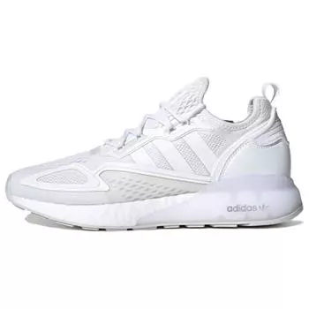 Adidas ZX 2K Boost Cloud Белые кроссовки унисекс Grey-One FX8834