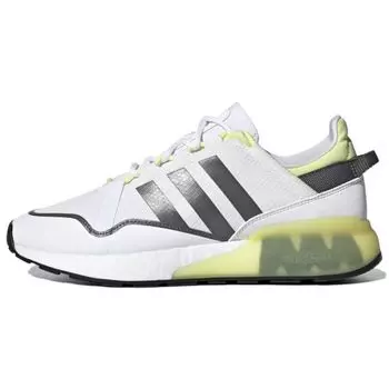 Adidas ZX 2K Boost Pure White Pulse Yellow Мужские кроссовки Cloud-White Grey-Five GZ7729 44
