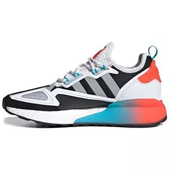 adidas ZX 2K Boost White Multi женские кроссовки Black Core-Black Grey FY2012