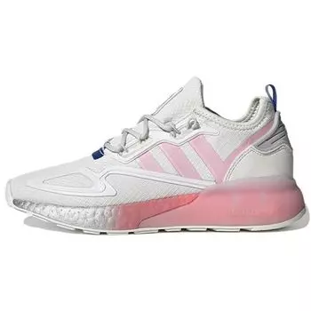 adidas ZX 2K Boost White True Pink Женские кроссовки Crystal-White Matte-Silver FZ3900 36