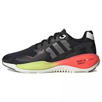 Adidas ZX Alkyne Core Черные мужские кроссовки Orange Neon FX6249