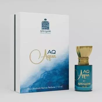 AdilQadri AQ Aqua Attar Perfume | Французский и акватический | Безалкогольный шариковый аттар для мужчин и женщин 12 мл