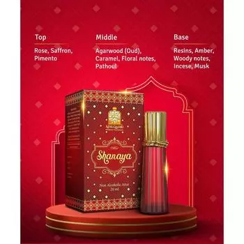 AdilQadri Shanaya Роскошный унисекс 100% безалкогольный стойкий аттарный парфюм (12 мл)